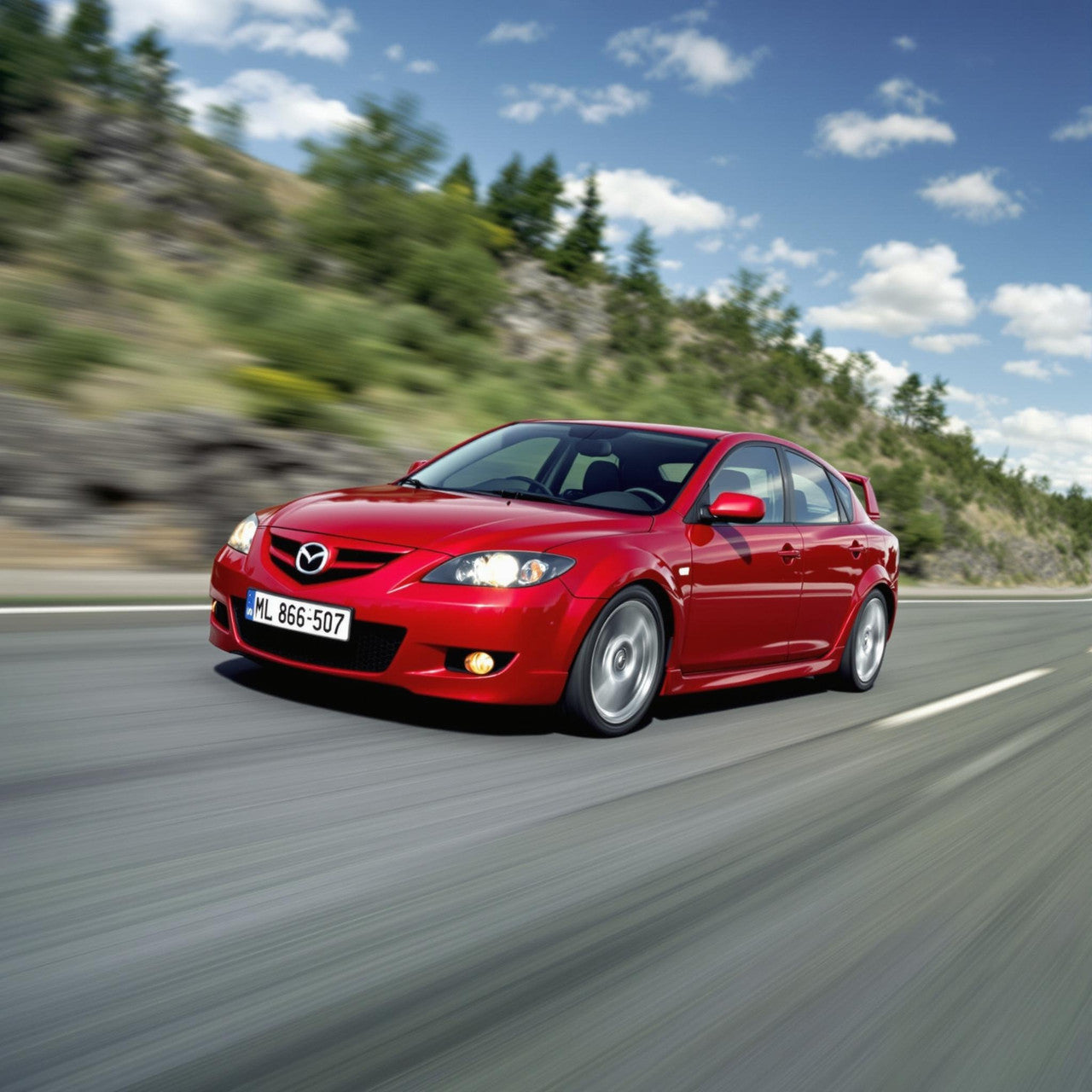 Cold Air Intake for Mazda 3 (2004-2009) 2.0L 2.3L Engine - Red