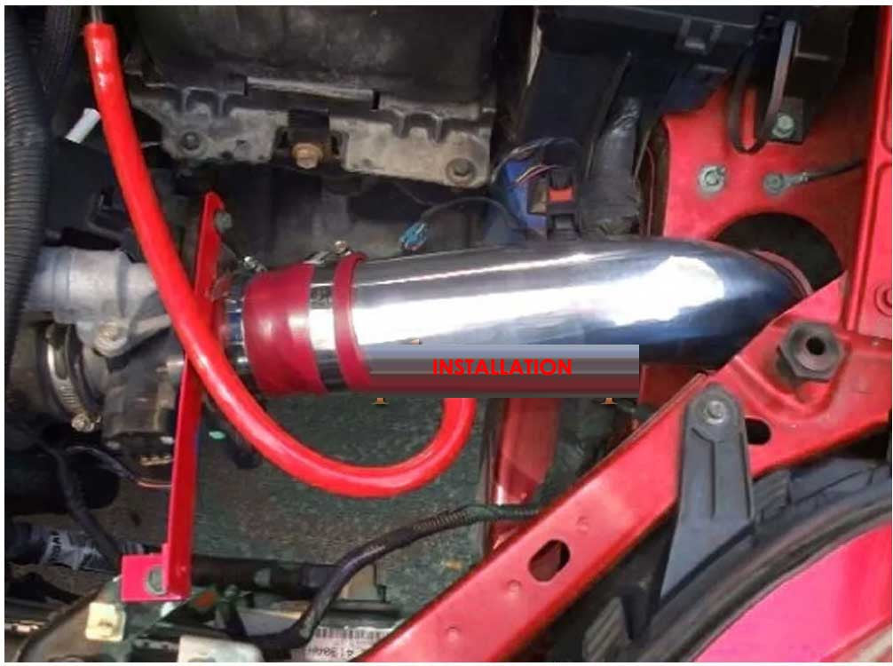 Cold Air Intake for Dodge Neon (2000-2005) 2.0L Engine - Red