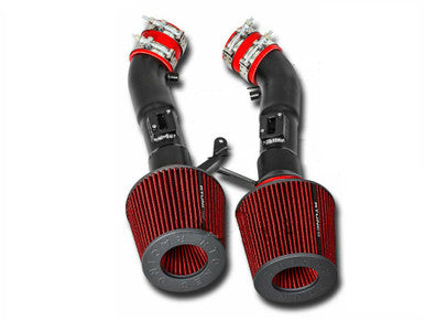 Cold Air Intake For Nissan 370Z (2009-2020) with 3.7L V6 Engine Red Default Title