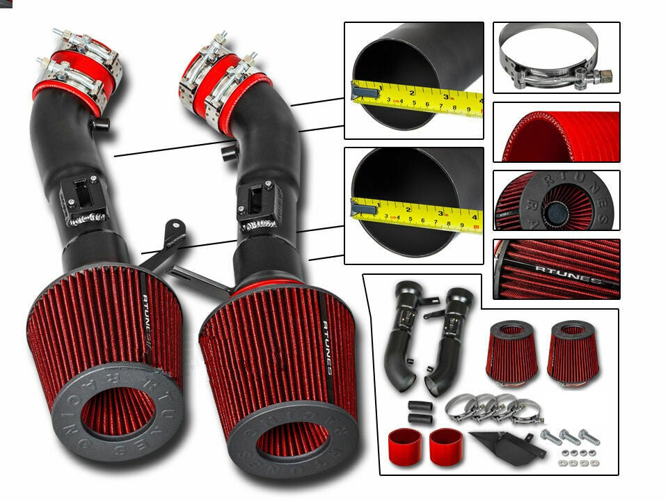 Cold Air Intake For Nissan 370Z (2009-2020) with 3.7L V6 Engine Red