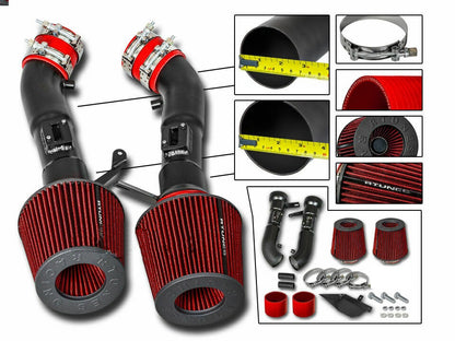 Cold Air Intake For Nissan 370Z (2009-2020) with 3.7L V6 Engine Red