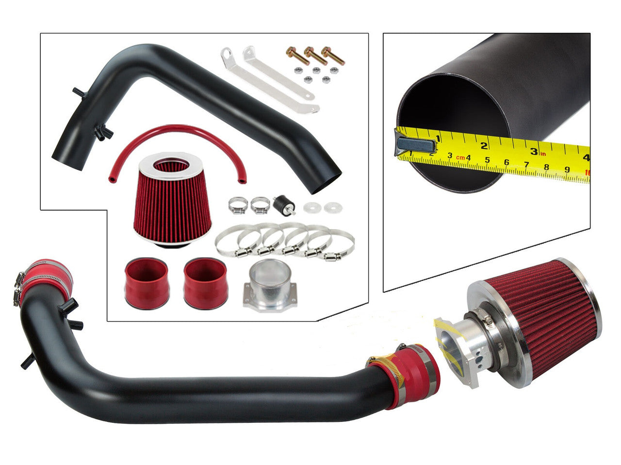 Performance Air Intake For Nissan 240SX / S14 (1995-1998) with 2.4L L4 Engine