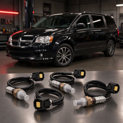 Dodge Grand Caravan (2008-2020) oxygen sensors on garage workbench