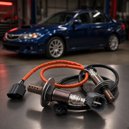 Subaru Impreza/Forester/Legacy/Outback oxygen sensors on garage workbench