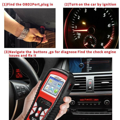 OBD2 Car Scanner Auto Diagnostic Tool Code Reader