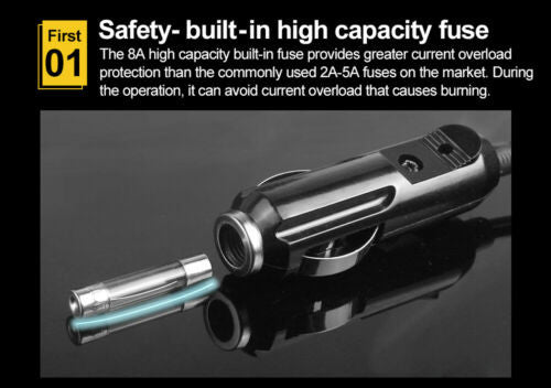 OBD2 Memory Saver ECU Emergency Power Supply Cigarette Lighter Cable