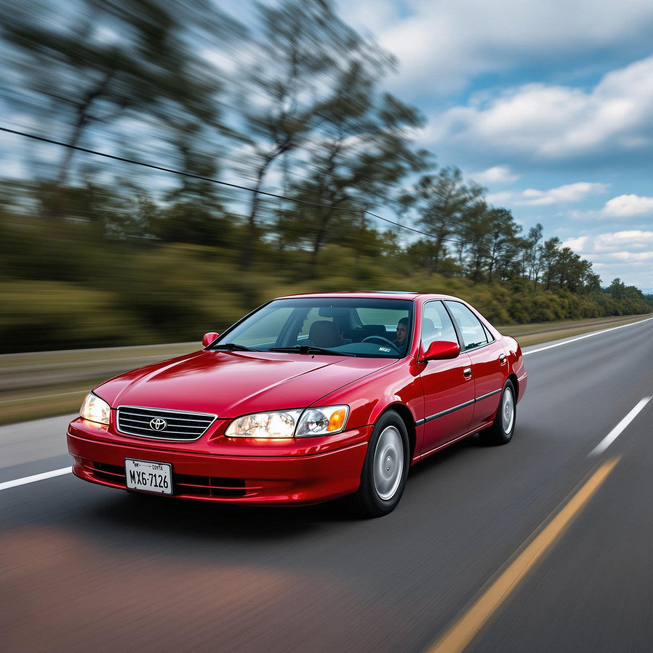 Cold Air Intake For Toyota Camry (1998-2001) with 2.2L L4 Engine Red