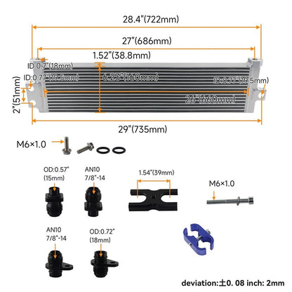 Oil Cooler Kit for BMW M3, M4 (2015-2020) 3.0L