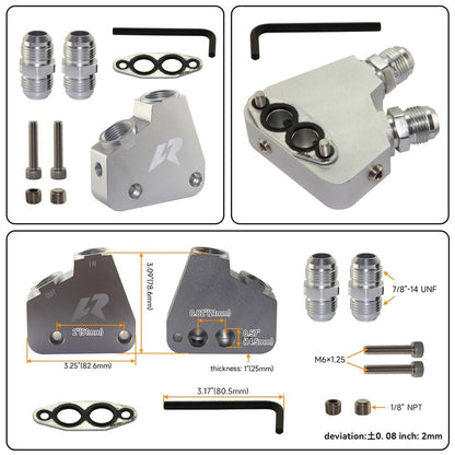 Oil Cooler Kit for Chevrolet Corvette (1997-2019) 5.7L, 6.0L, 6.2L