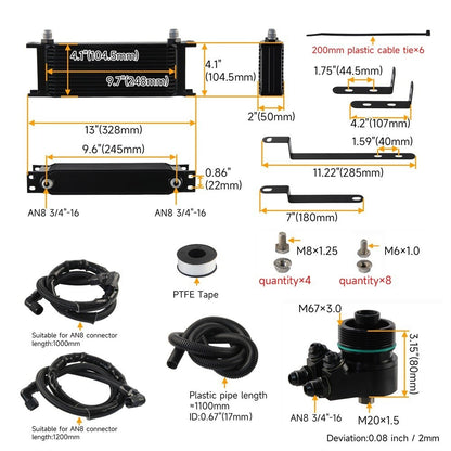 Oil Cooler Kit for Volkswagen Golf R, Golf GTI (2015-2019) 2.0L