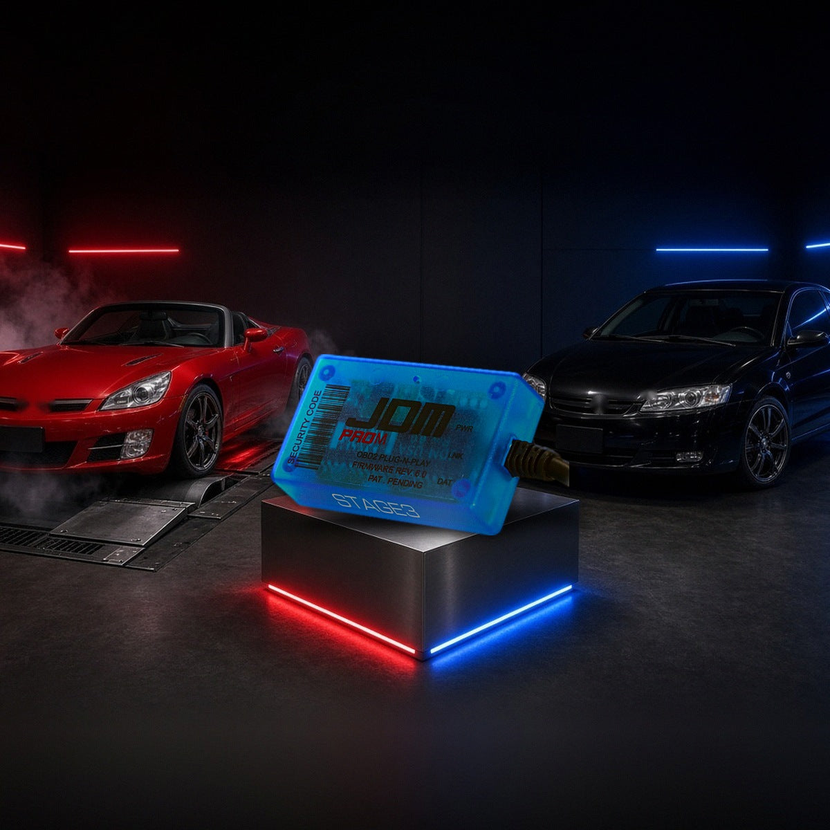 Stage 3 performance chip with Saturn Sky Red Line and Ion Red Line