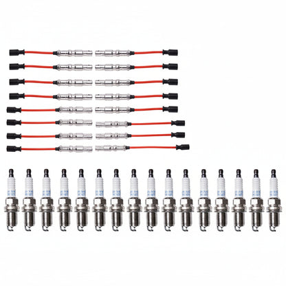 Performance Ignition Spark Plug & Wire Kit for Mercedes-Benz (1998+) 3.2L, 4.3L, 5.0L, 5.5L