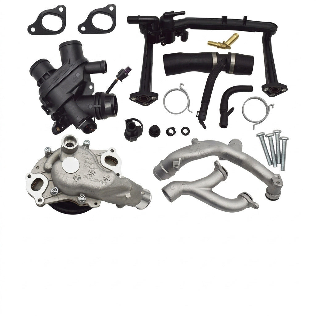 Performance Water Pump & Thermostat Kit for Jaguar XJ (2010-2019) 5.0L