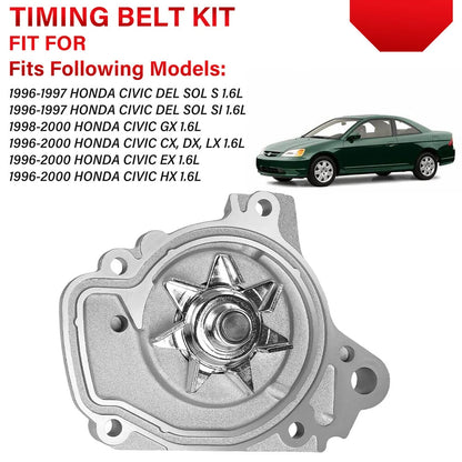 Performance Water Pump & Timing Belt Kit for Honda Civic (1996-2000) 1.6L