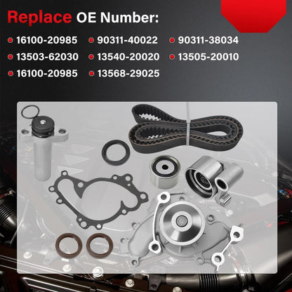 Performance Water Pump & Timing Belt Kit for Toyota Avalon (1995-2004) 3.0L