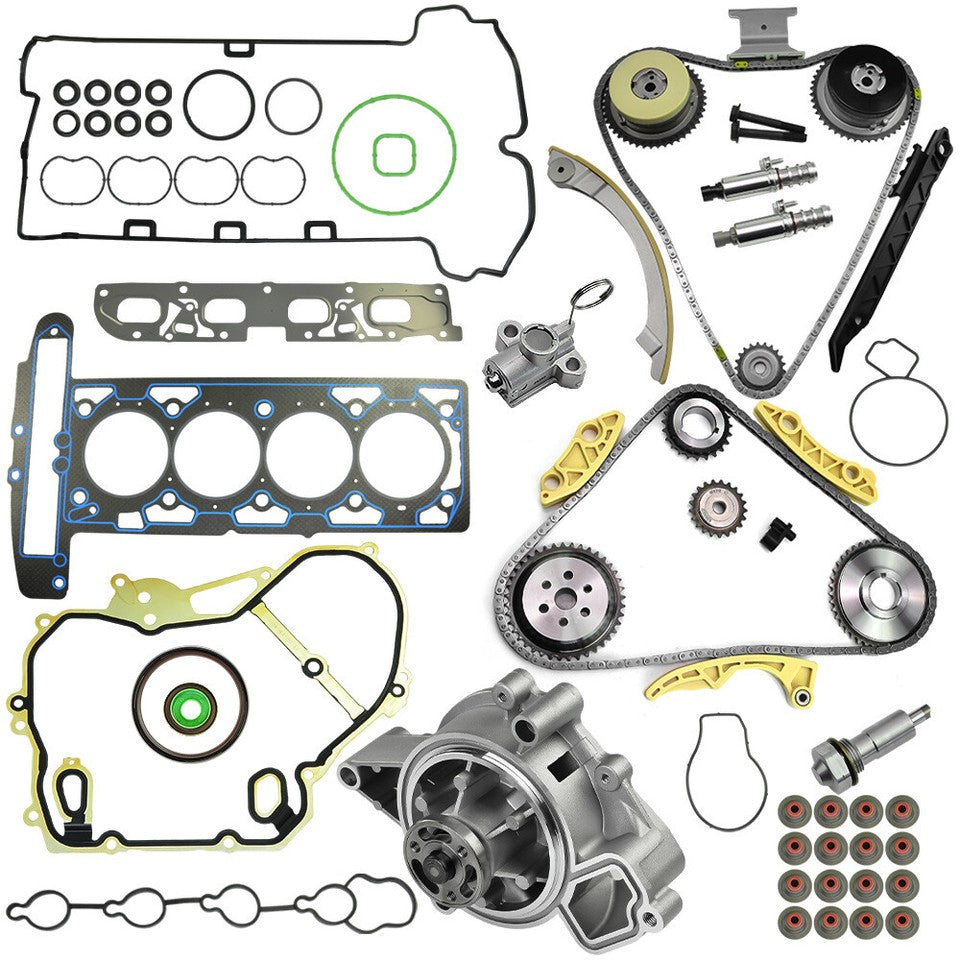 Performance Water Pump Timing Chain & Head Gasket Kit for GMC Terrain (2011-2017) 2.4L