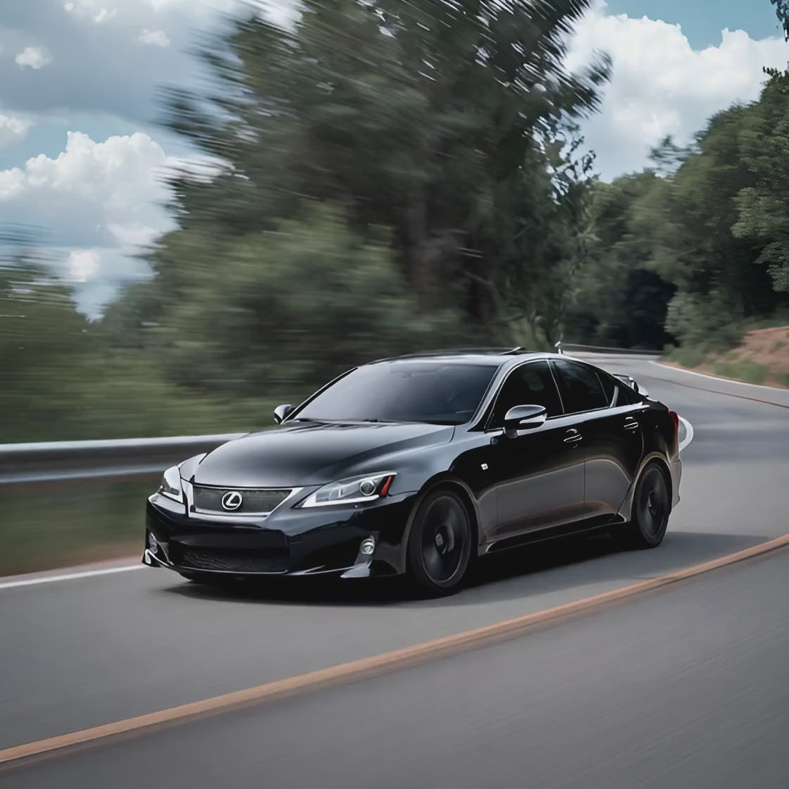 IS250 driving fast Performance Air Intake