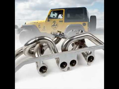 Collecteurs d'échappement pour Jeep Wrangler (2000-2006) moteur 4.0L