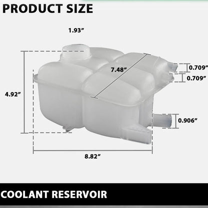 Radiator Coolant Overflow Tank Reservoir Ford Focus (2013-2018) Escape (2013-2016) 