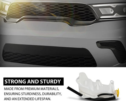 Radiator Coolant Overflow Tank Reservoir Jeep Grand Cherokee Dodge Durango (2011-2024) 3.6L 5.7L 6.2L