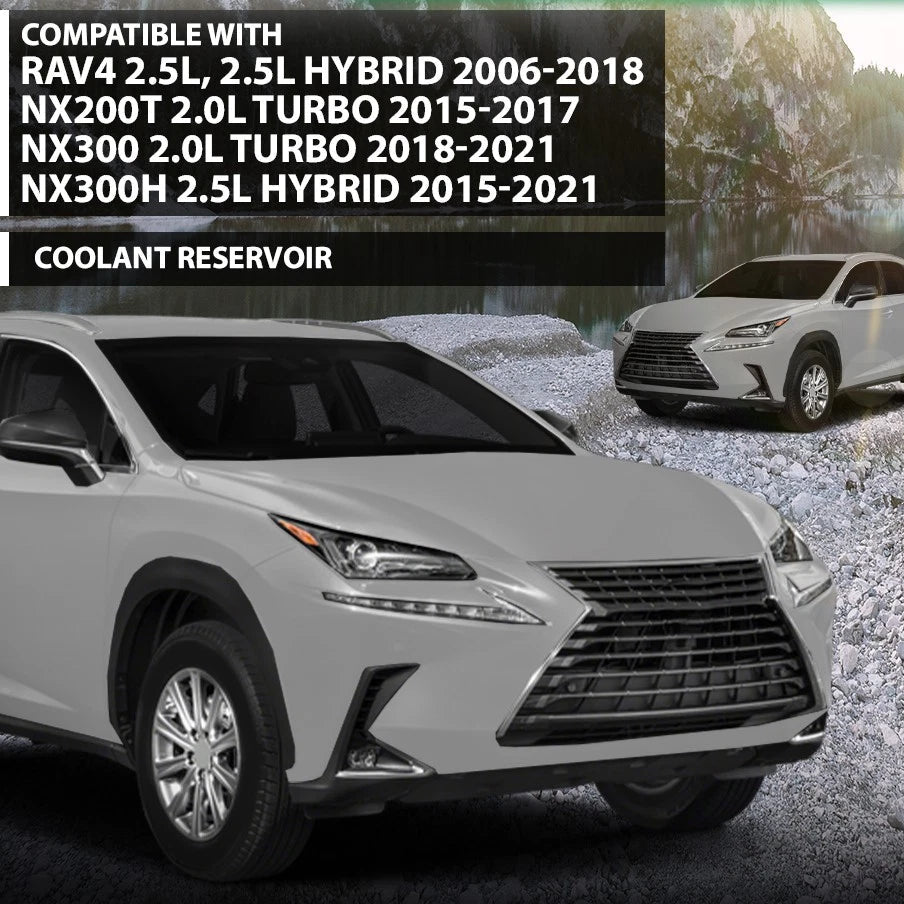 Radiator Coolant Overflow Tank Reservoir Toyota RAV4 Lexus NX200t NX300h (2006-2018) 2.0L 2.5L
