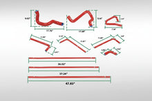Radiator Coolant Silicone Hose Kit for Ford Bronco & F150 F250 F350 (2006-2011) 5.0L 5.8L  