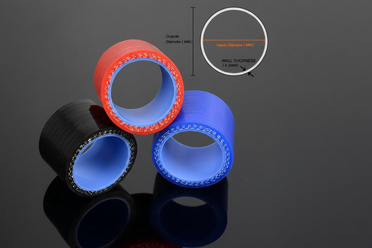 Radiator Coolant Silicone Hose Kit for Ford F250 (2003-2007) 6.0L Diesel Twin Beam 
