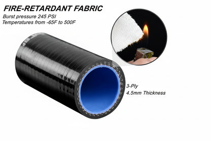 Radiator Coolant Silicone Hose Kit for Ford Mustang GT & Cobra (1979-1993) 5.0L Engine