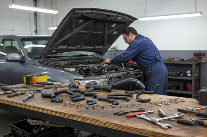 Radiator Coolant Silicone Hose Kit for Toyota Tacoma Pickup (1990-1995) 3.0L Engine