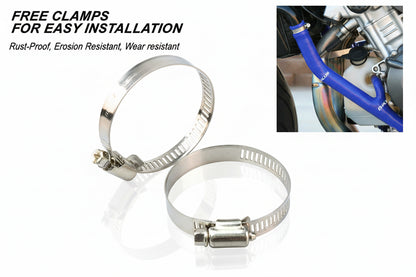 Radiator Coolant Silicone Hose Kit for Toyota Tacoma Pickup (1990-1995) 3.0L Engine