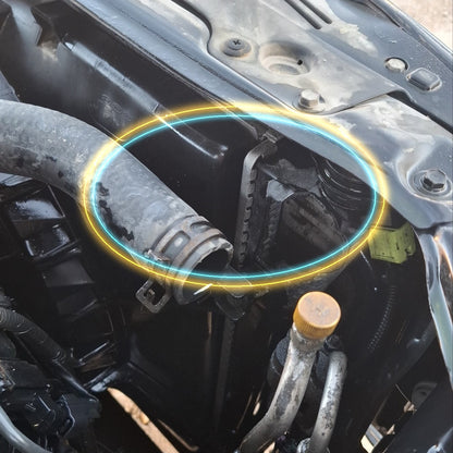 2011-2015 Kia Optima 2.0L Turbo radiator location in the engine bay