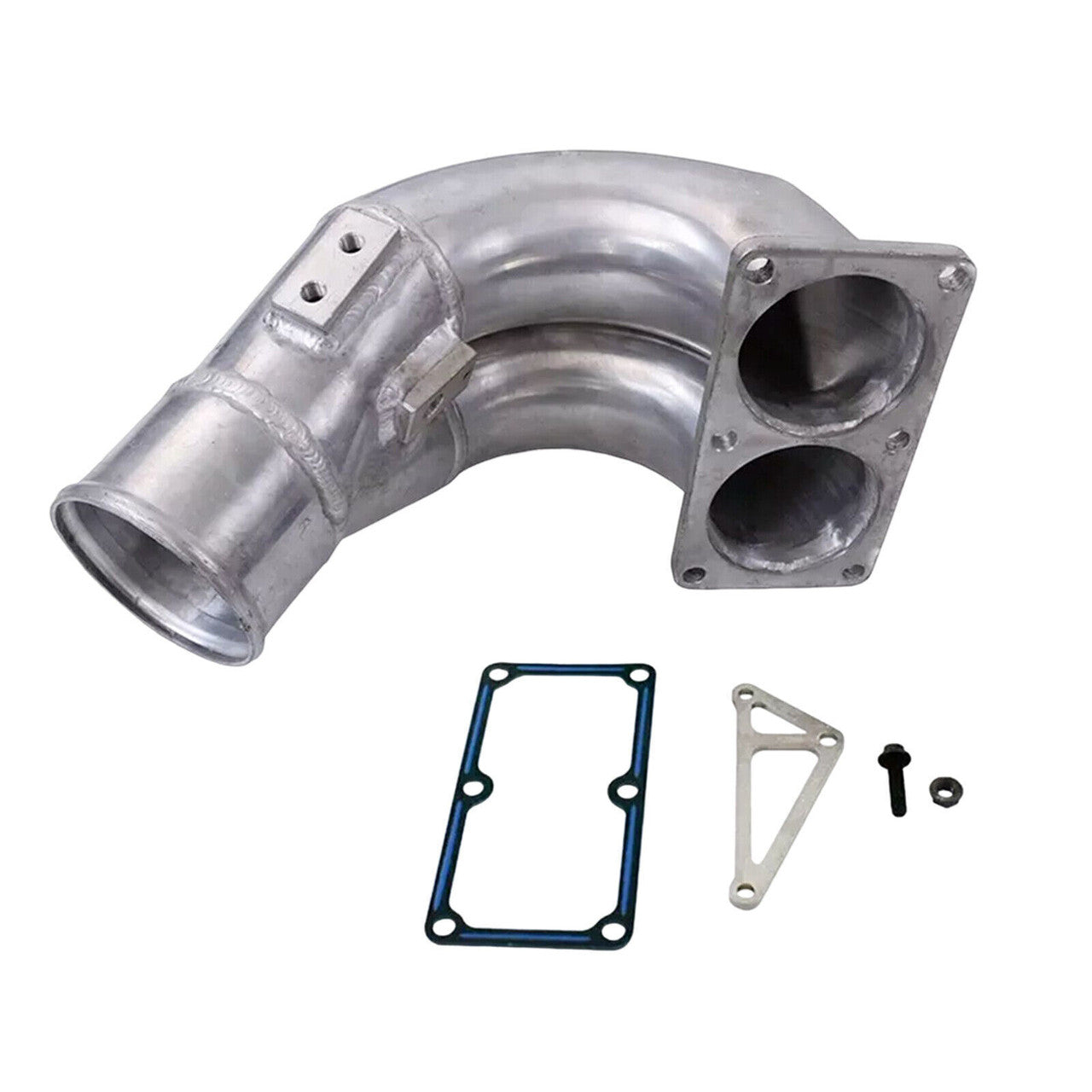 Stainless Steel 3.5" Raw Intake Elbow For Dodge Ram (2007-2018) Cummins 6.7 6.7L Diesel Engine