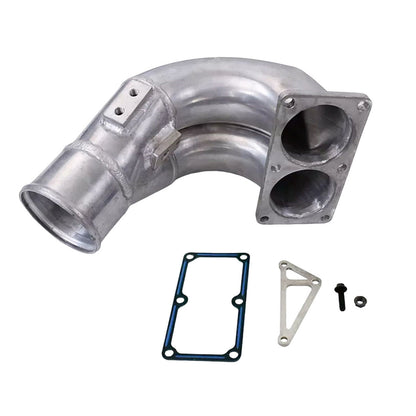 Stainless Steel 3.5" Raw Intake Elbow For Dodge Ram (2007-2018) Cummins 6.7 6.7L Diesel Engine