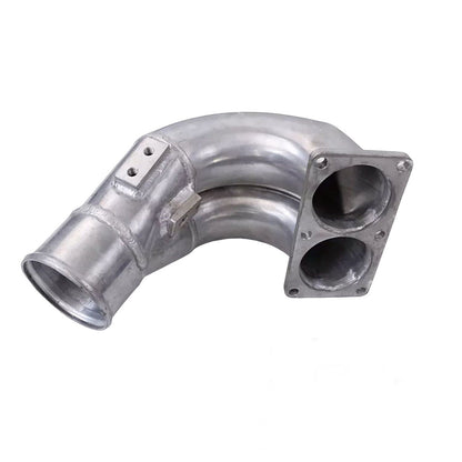 Stainless Steel 3.5" Raw Intake Elbow For Dodge Ram (2007-2018) Cummins 6.7 6.7L Diesel Engine