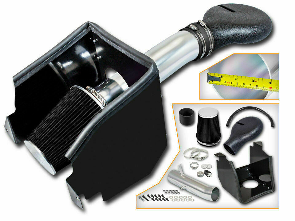 Cold Air Intake for Dodge RAM 1500 2500 RT (1994-2002) 5.2L/5.9L V8 Engines Black