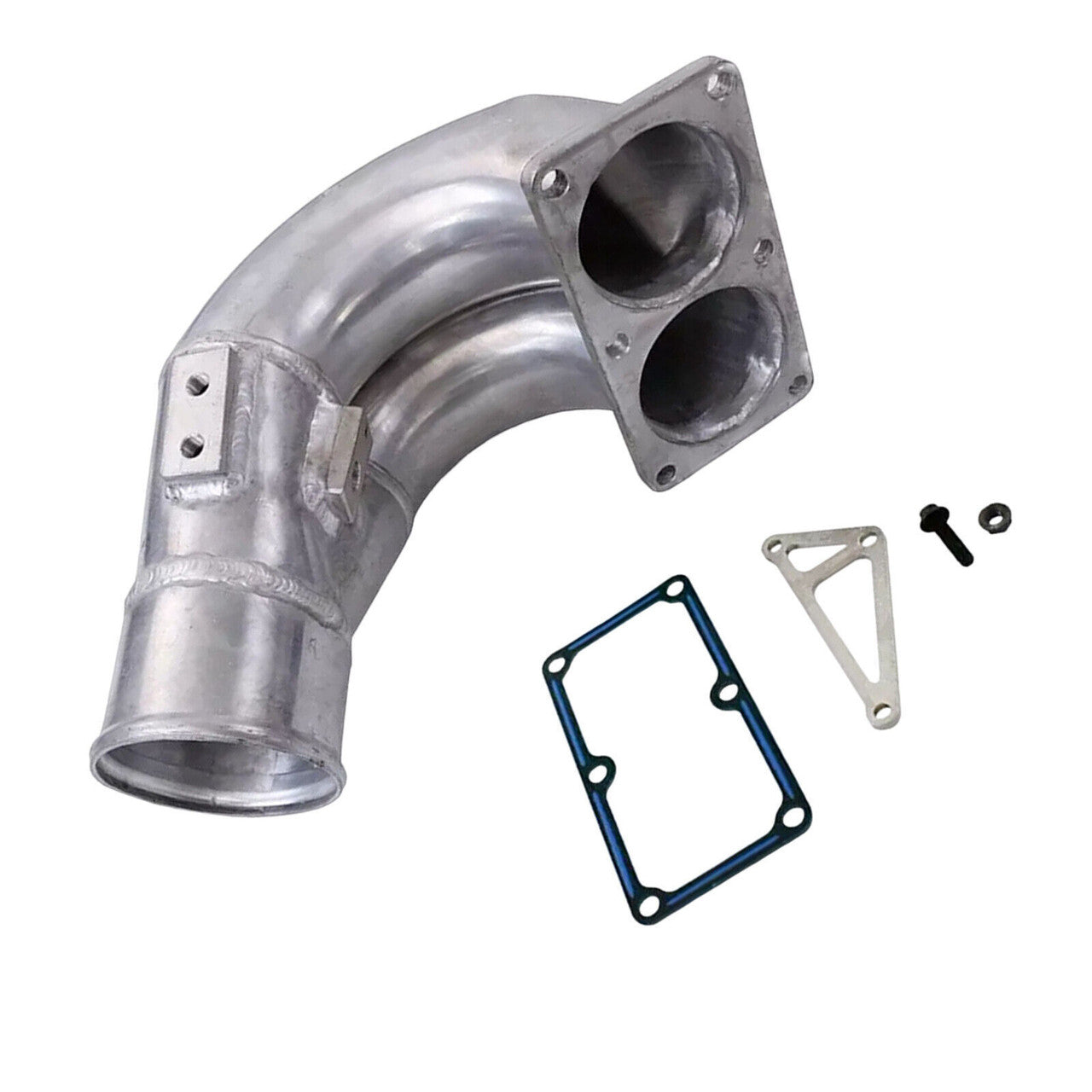 Stainless Steel 3.5" Raw Intake Elbow For Dodge Ram (2007-2018) Cummins 6.7 6.7L Diesel Engine