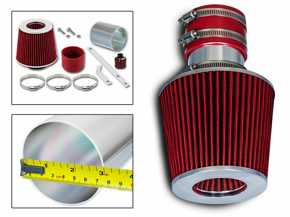 Short Ram Air Intake for Volkswagen Corrado (1992-1994) with 2.8L VR6 Engine Red