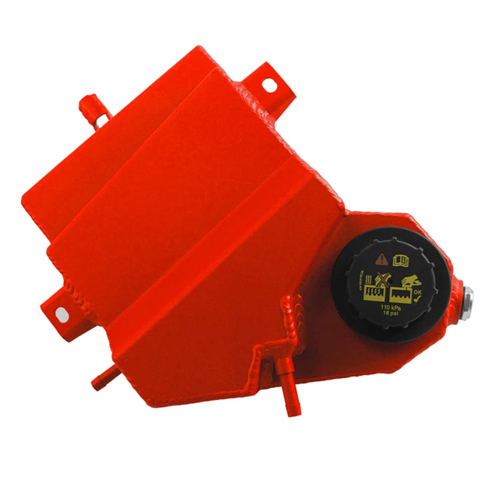 Red Aluminum Coolant Overflow Expansion Tank for Ford F-450 F-550 (2003-2007) 6.0L