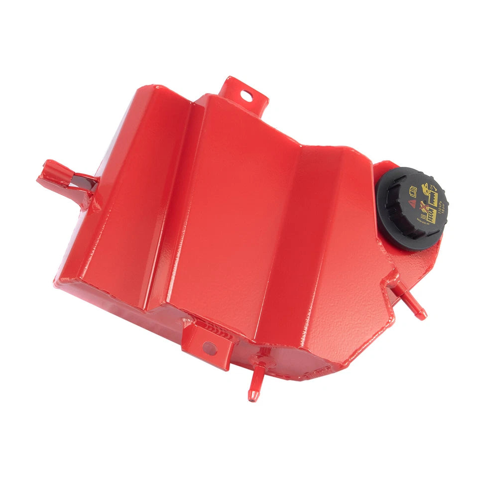 Red Aluminum Coolant Overflow Expansion Tank for Ford F-450 F-550 (2003-2007) 6.0L