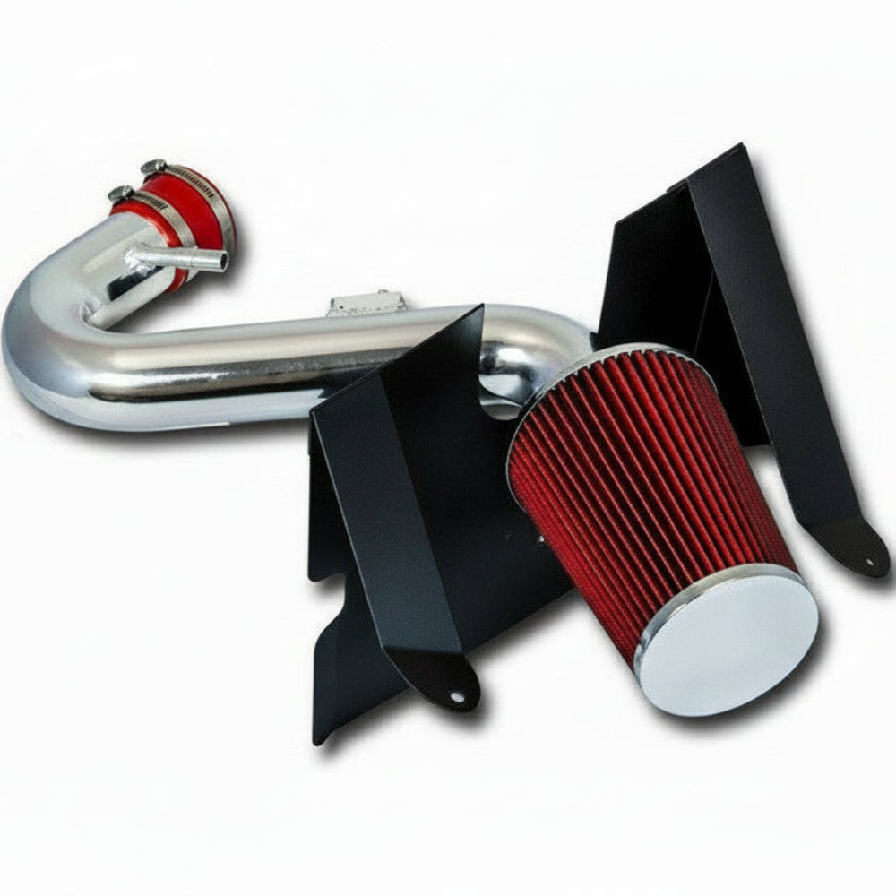 Cold Air Intake W/Heat Shield for Ford Mustang (2005-2009) with 4.0L V6 Engine Red