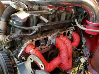 50 FT Thermal Wrapping Red Heat Tape for Exhaust Manifold Headers