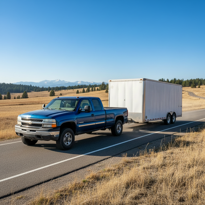 Admission d'air froid pour Chevy Silverado 2500HD 3500 (2001-2003) moteur diesel 6,6 L - Bleu