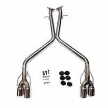 Exhaust Muffler Delete Axle Back Quad Tips for Lexus IS200t IS300 IS350 17-20