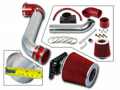 Cold Air Intake for Dodge Stratus SE SXT R/T (2001-2006) 2-Door Coupe 2.4L (4G64) SOHC / 3.0L V6 (6G72) SOHC Engines Red