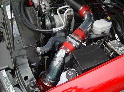 Cold Air Intake Kit for Chevrolet S-10 Pickup (1996-2004) with 4.3L V6 Engine Red