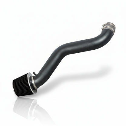 Black Cold Air Intake Kit For 2005-2010 Jeep Grand Cherokee & Commander 3.7L V6 – Chrome Pipe