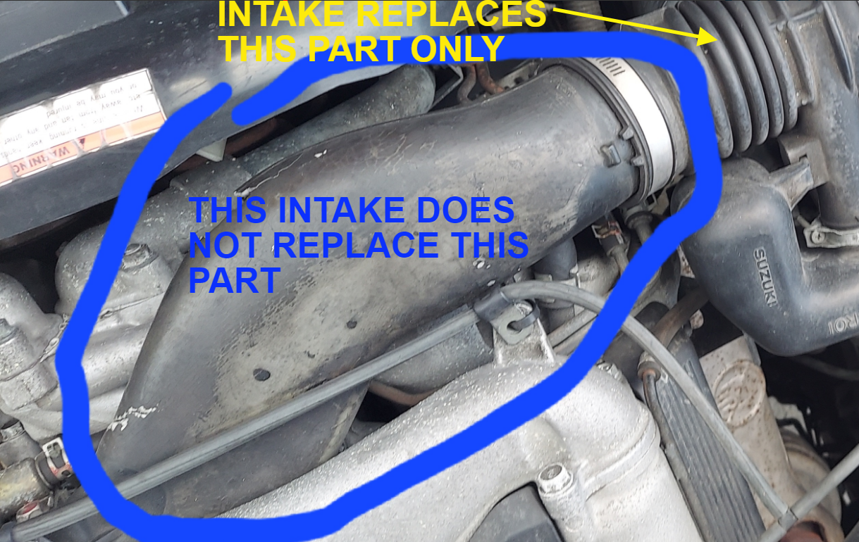 Performance Air Intake Vitara 1999-2003 2.5L V6