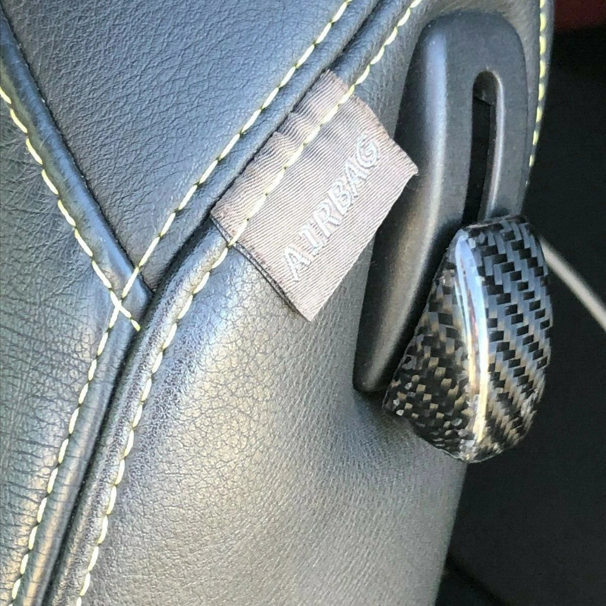 Seat Levers Carbon Fiber for Maserati GranTurismo (2007-2010)