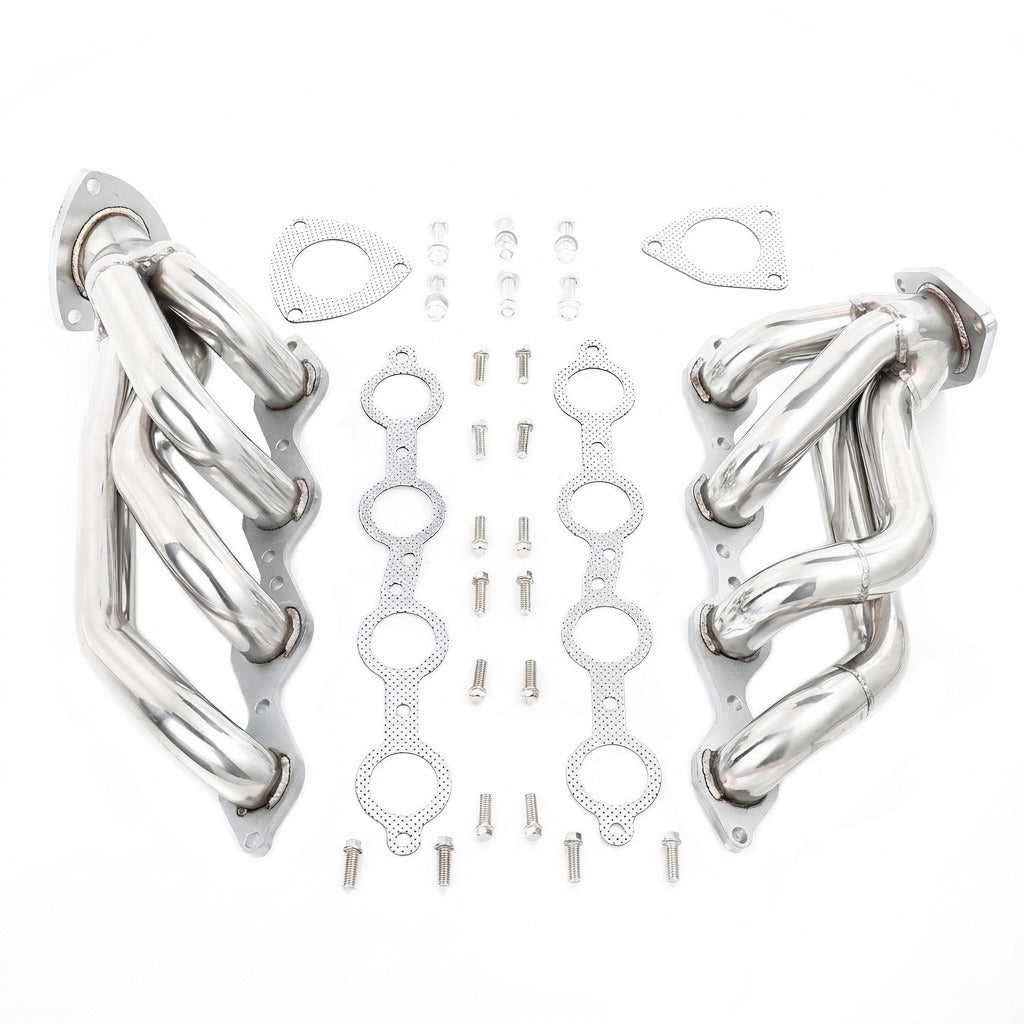 Shorty Exhaust Header for Chevrolet Suburban GMC Yukon Cadillac Escalade (2003-2006) 6.0L