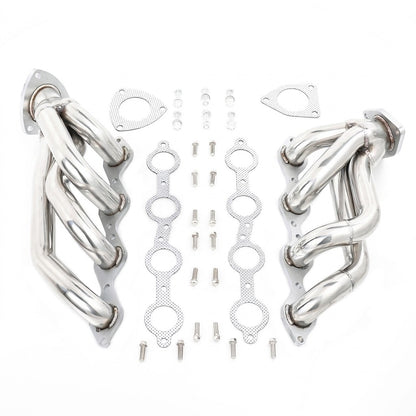 Shorty Exhaust Header for Chevrolet Suburban GMC Yukon Cadillac Escalade (2003-2006) 6.0L